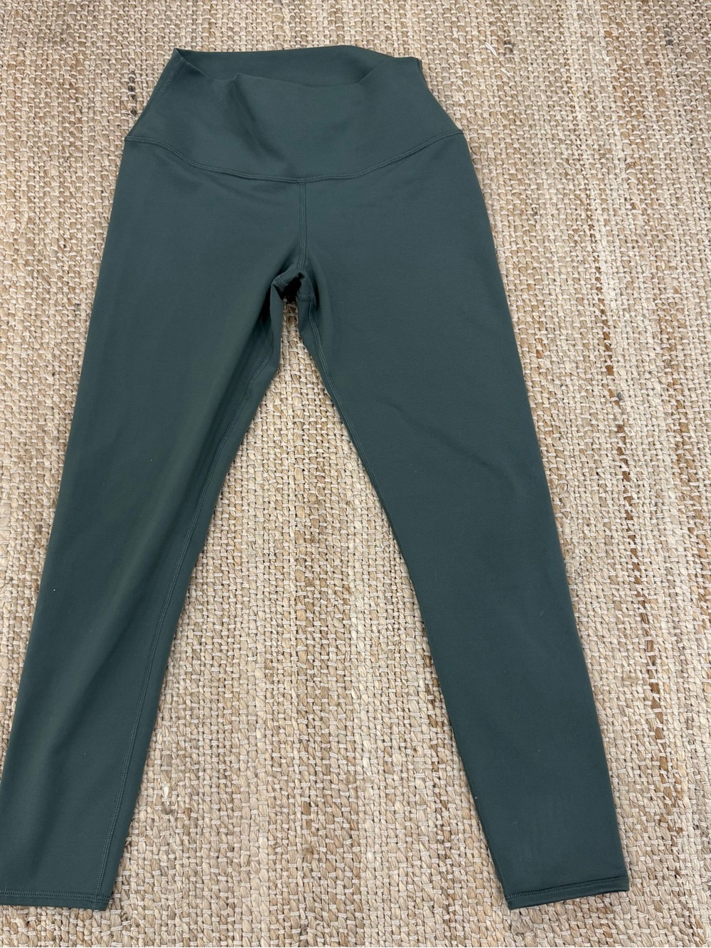 ALO Yoga High Waist Airbrush 7/8 Leggings Dark Forest Green